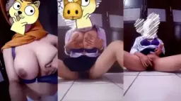 Queen Hijab Daun Masih Muda Toge Ngangkang Video by TubeV