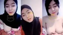Nella Hijab Binal Remas Toket Gede