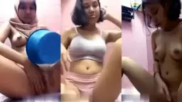 Elsya Hijab Omek Sampai Squirt