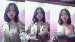 Rara Nadifa 4_BG Daun Masih Muda Pap TT Video by simontok
