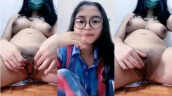 Miss Piyu 4_BG Kacamata Colmek Video by PlayBokep