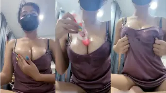AwwBabyy Remas Susu Sambil Melet2 Video by PornTrex