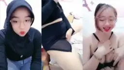 Hijab Hitam Live Pamer Tubuh Mulus Video by simontok