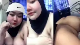 ABG Jilboobs Viral FYP di Tiktok Video by Tube8