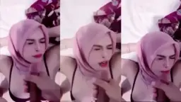 Jilbab Diyana Sakura Crot di Muka Video by xVideos